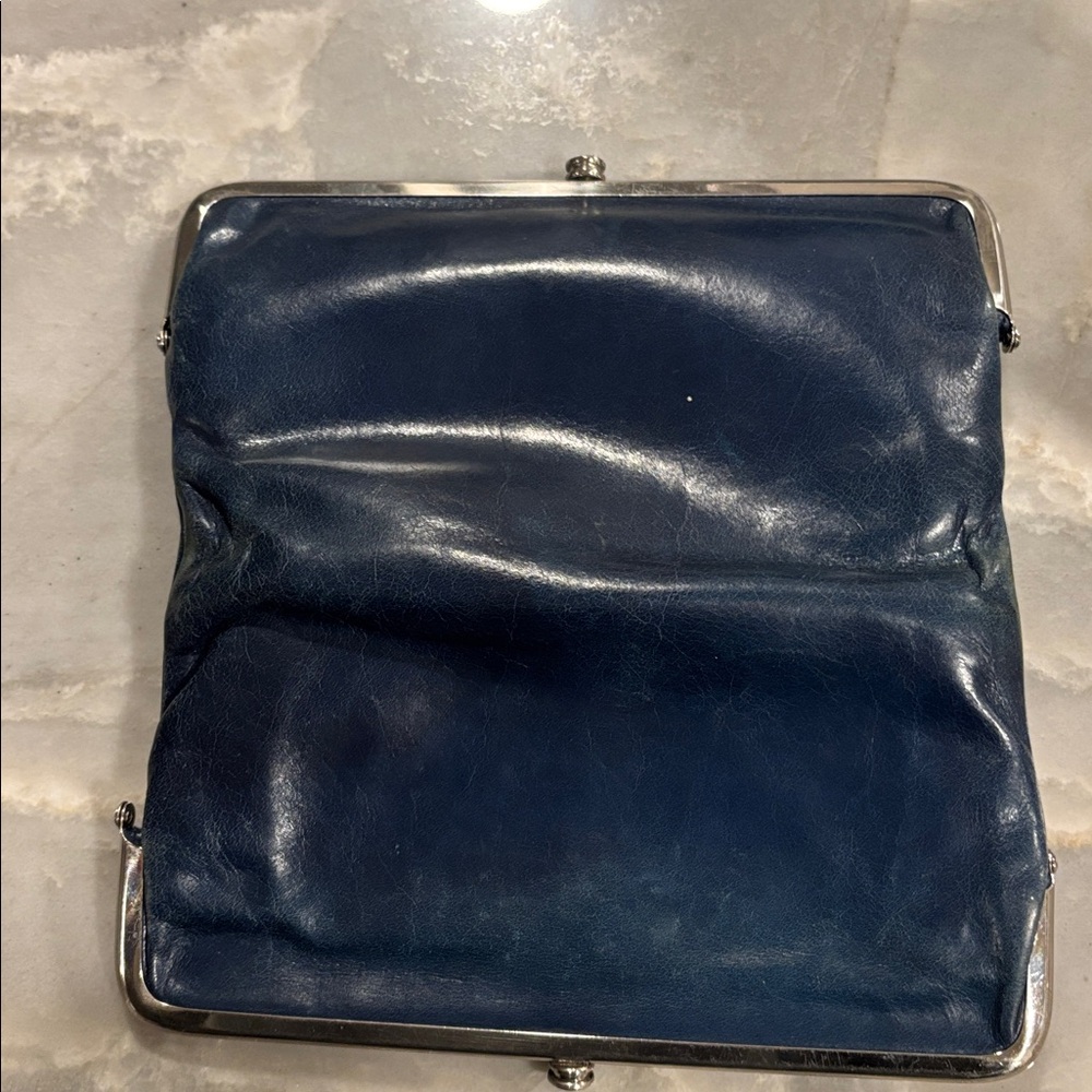 Navy and silver Hobo Lauren wallet/clutch - Picture 4 of 5